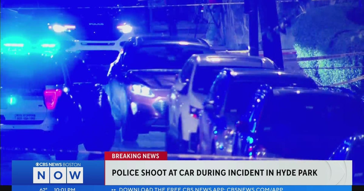 Police shoot at car during incident in Hyde Park CBS Boston