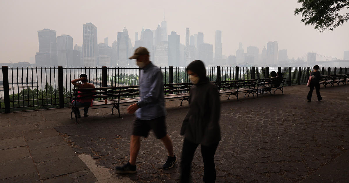 Doctors warn of these bad air quality health effects as Canadian wildfire smoke blows through East Coast