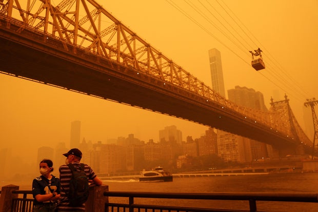 Smoke From Canadian Wildfires Blankets US Cities