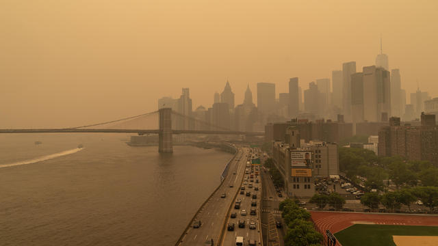 New York experiences worst air quality because of Canadian wildfires 