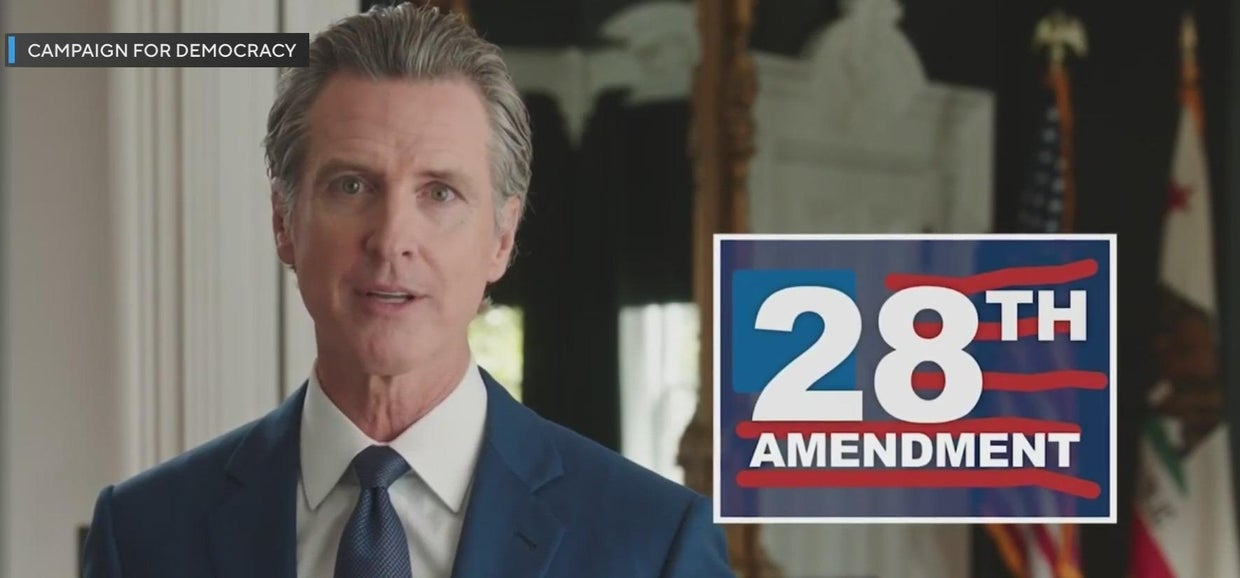 Governor Newsom proposing a 28th Amendment to the Constitution to end ...