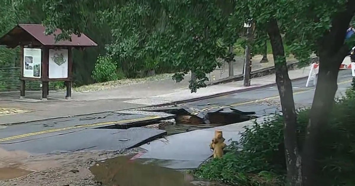 Flooding in Auburn caused by a water main break; commute impacted