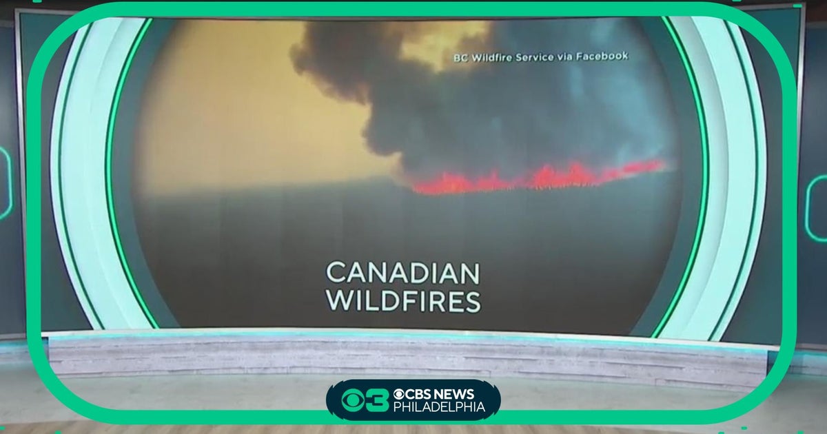 Canadian wildfires causing hazardous and smoky conditions - CBS ...