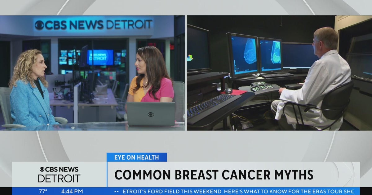 Dr. Linsey Gold discusses the common myths associated with breast cancer - CBS Detroit