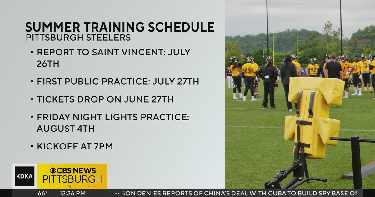 Steelers release 2023 training camp schedule - CBS Pittsburgh