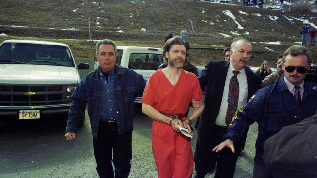 Authorities Escorting Unabomber Theodore Kaczynski 