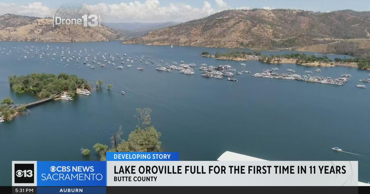 Lake Oroville hits 100 capacity, houseboats back on water in time for summer CBS Sacramento