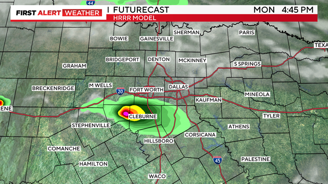 First Alert Weather: Sunday evening storms capable of large hail, damaging winds 