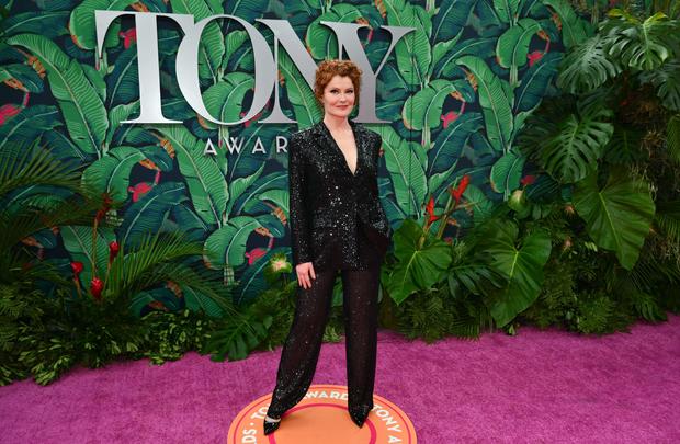 "Ghosts" star Rebecca Wisocky arrives for the 76th Tony Awards at the United Palace in New York City on June 11, 2023. 