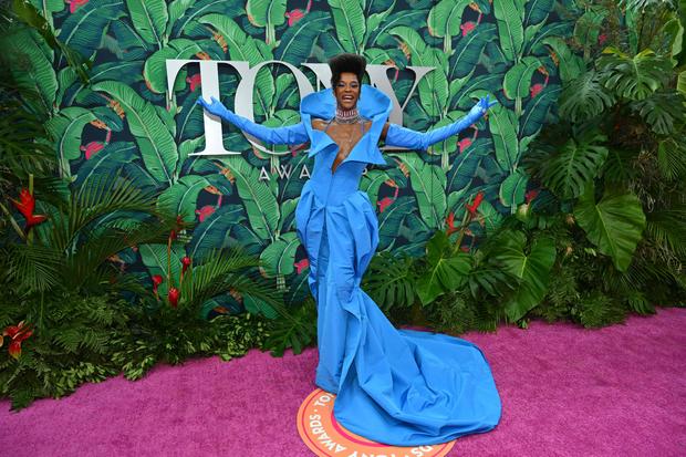 US actor J Harrison Ghee arrives for the 76th Tony Awards at the United Palace in New York City on June 11, 2023. 