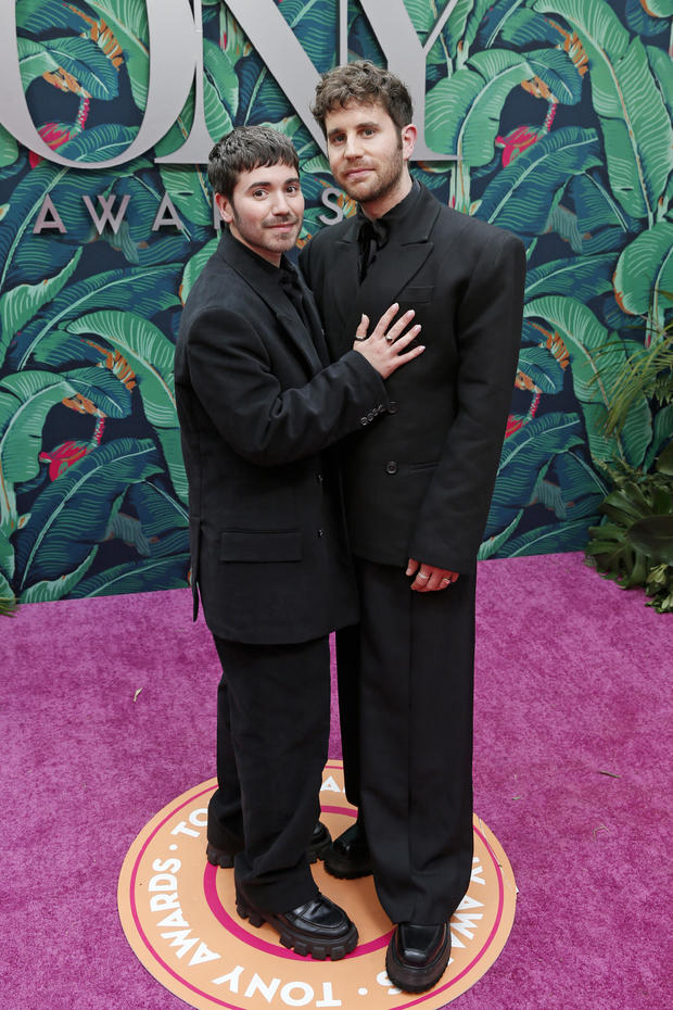 Noah Galvin and Ben Platt attend The 76th Annual Tony Awards at United Palace Theater on June 11, 2023 in New York City. 