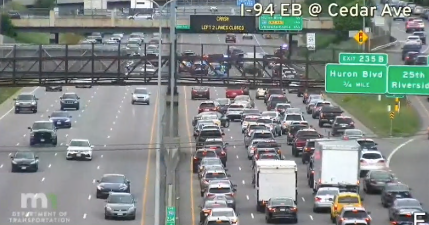 Police chase involving stolen vehicle ends in crash on Interstate 94 in ...