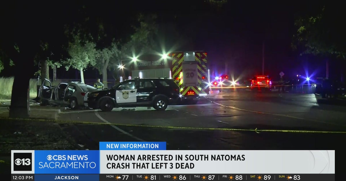 Woman, 28, arrested in south Natomas crash that left 3 dead from car ...