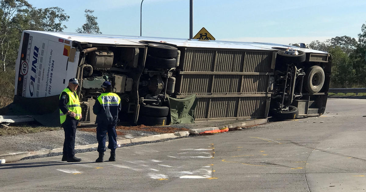 Bus carrying wedding guests rolls over in Australia's wine country, killing 10 and injuring dozens