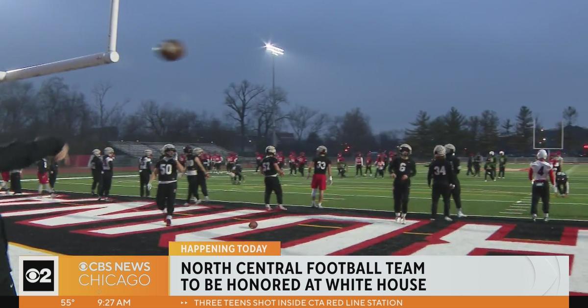 North Central football team to be honored at White House CBS Chicago