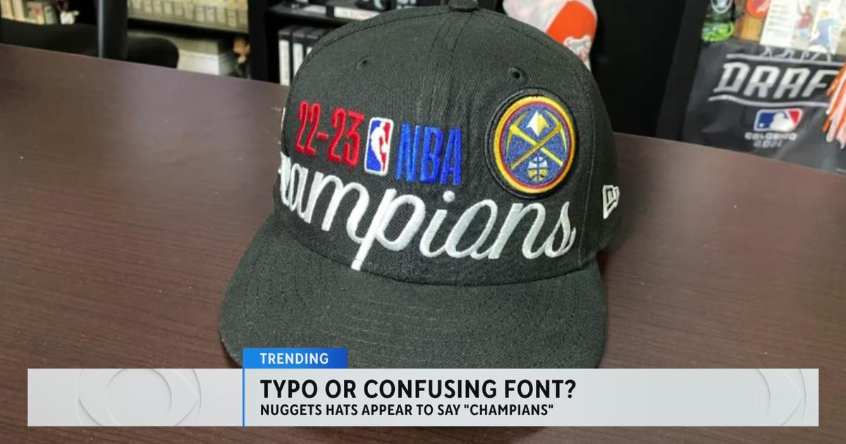 CHAMPIANS or CHAMPIONS? Denver Nuggets NBA Championship hats appear to have  misspelling - CBS Colorado