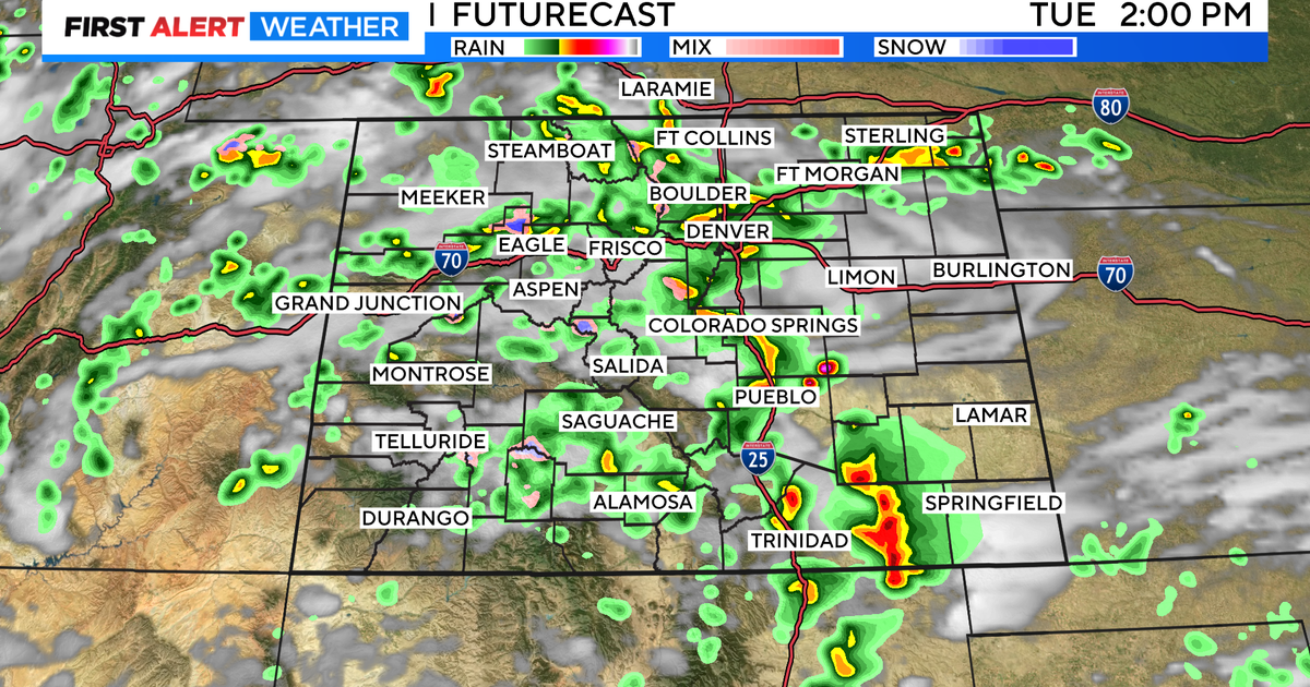 Colorado Weather: Stormy pattern locked in for Tuesday - CBS Colorado