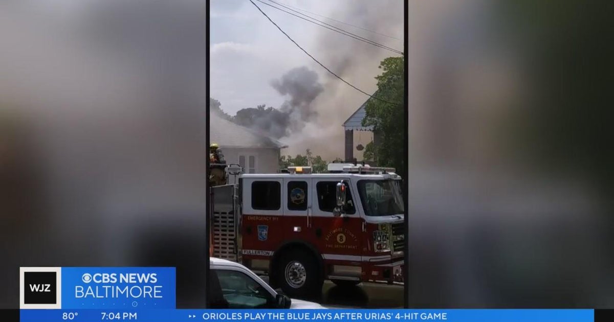 Firefighters contain twoalarm house fire in Parkville CBS Baltimore