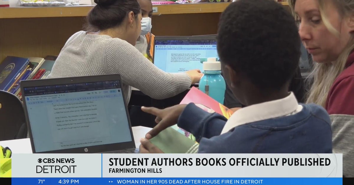 Studentauthors in Farmington Hills see first book published CBS Detroit