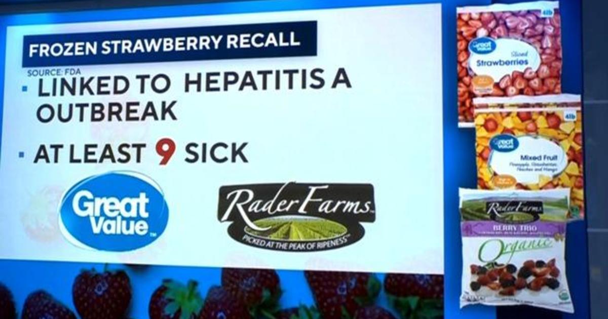 FDA expands recall of frozen strawberry products linked to hepatitis A