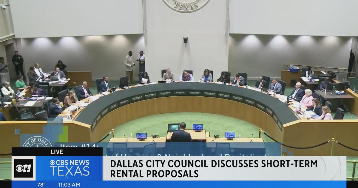 Dallas City Council discusses short-term rental proposals