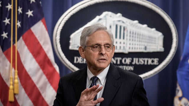 U.S. Attorney General Garland Delivers A Statement At Department Of Justice