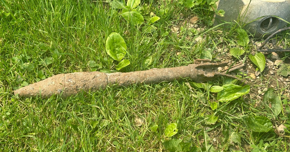 World War II-era rocket found buried near Lake County home - CBS Chicago