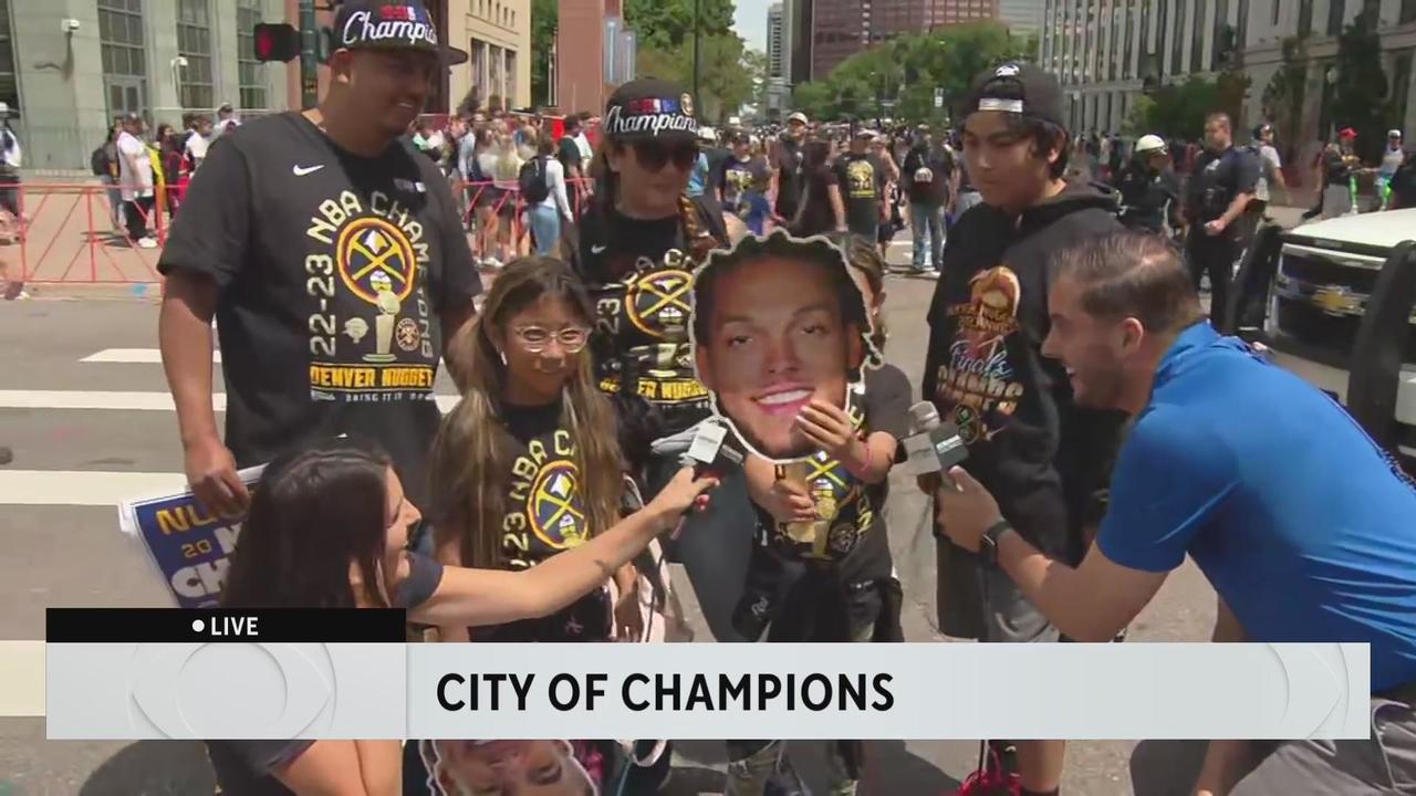 Nuggets fans prepare for Thursday's NBA Finals victory parade through  downtown Denver - CBS Colorado