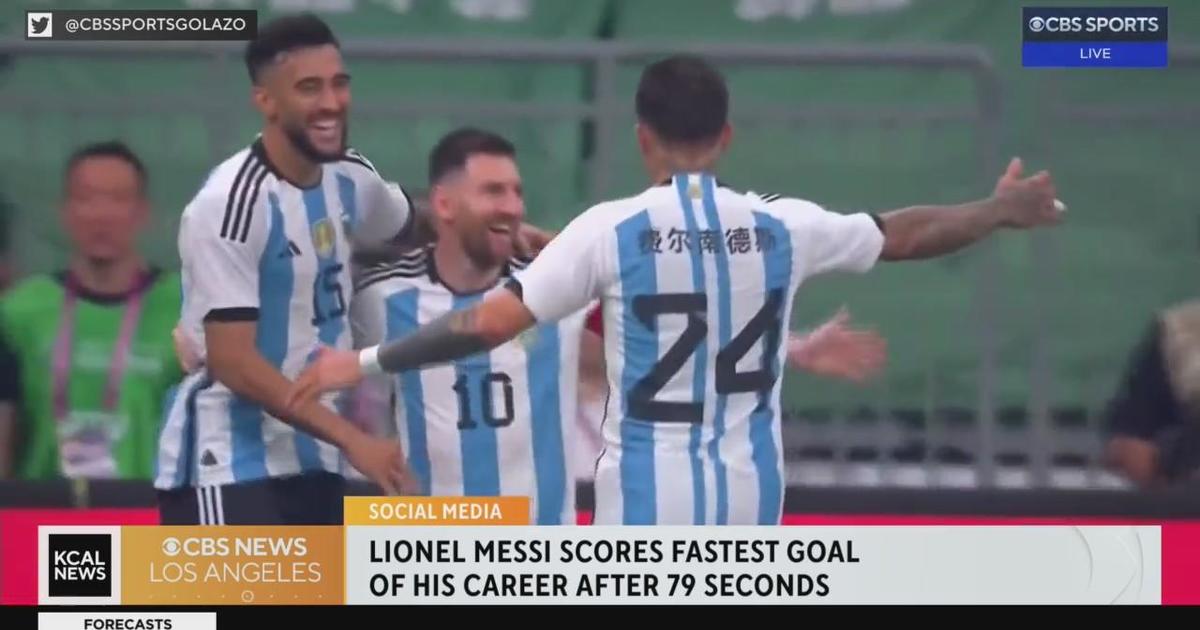 Lionel Messi Scores His Fastest Career Goal - CBS Los Angeles