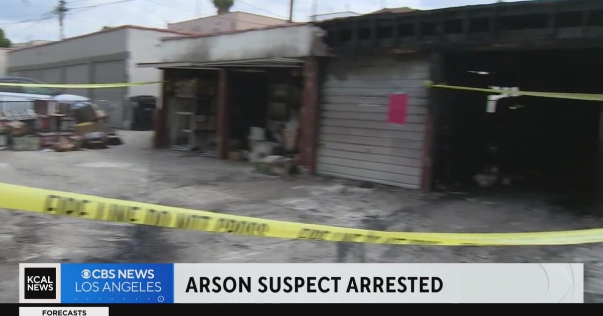 LAPD announces the arrest of Fairfax District serial arsonist CBS Los