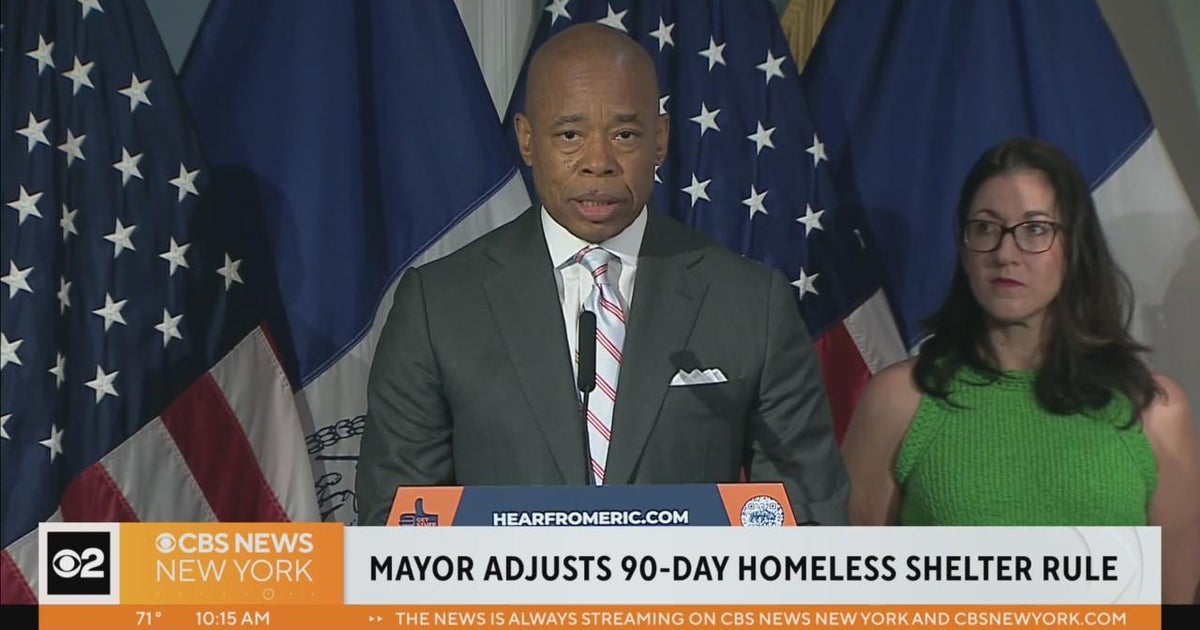 NYC ending 90day shelter rule for housing vouchers CBS New York
