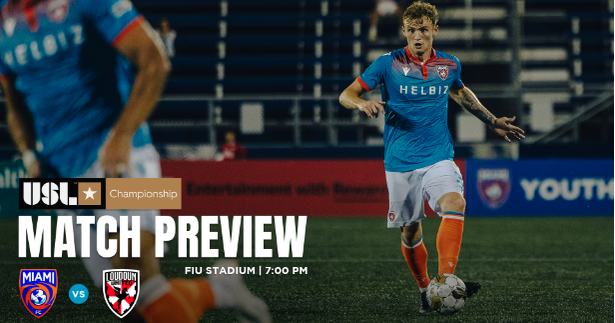Miami FC to participate in at dwelling against Loudoun United FC Miami FC to participate in at dwelling against Loudoun United FC