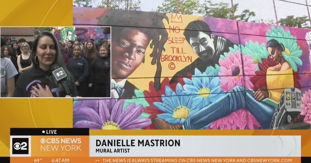 Meet the artist behind Murrow's new mural CBS New York