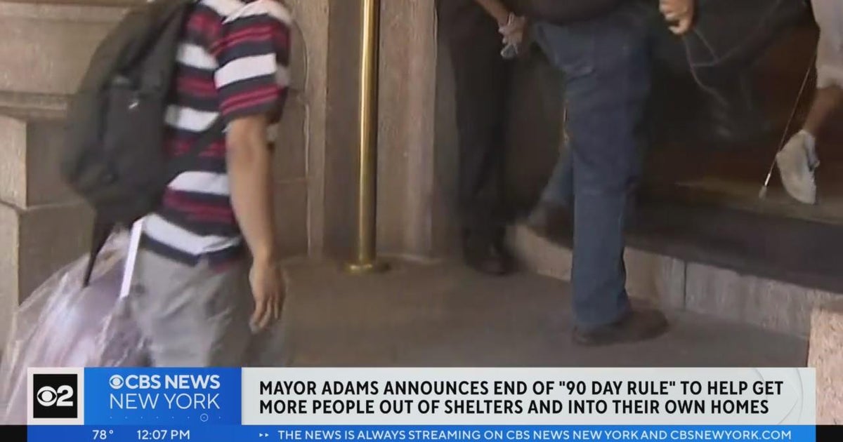 NYC ending 90day shelter rule for housing vouchers CBS New York