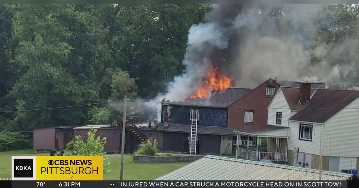 Fire rips through home in Lower Burrell - CBS Pittsburgh