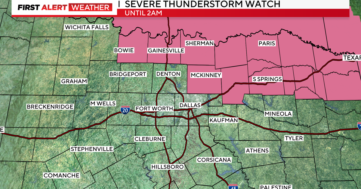 North Texas to soon catch a break from severe weather - CBS Texas