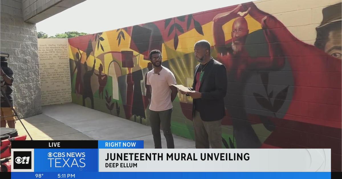 mural in Deep Ellum unveiled CBS Texas