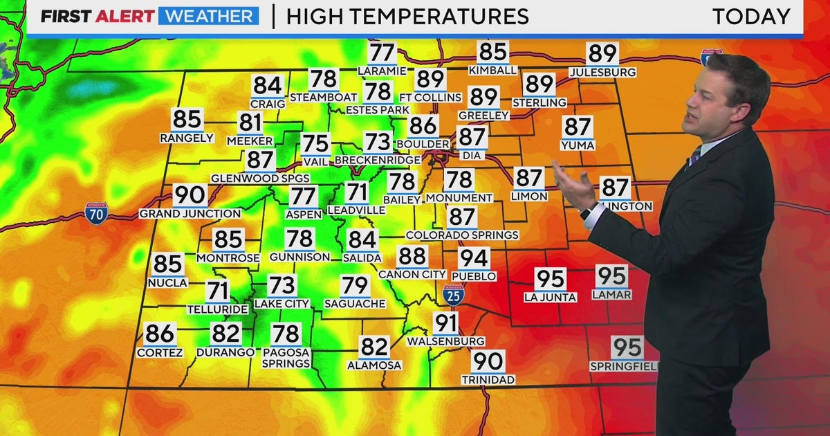 Staying very warm and dry for one more day - CBS Colorado