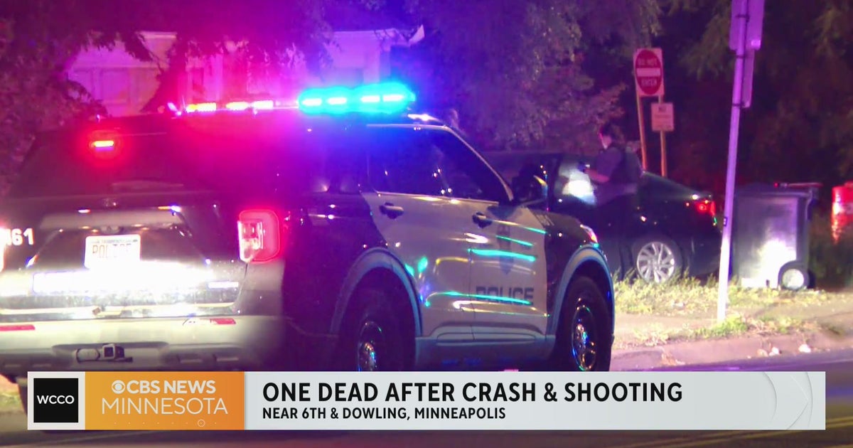 A man has died in Minneapolis after a crash and shooting. - CBS Minnesota