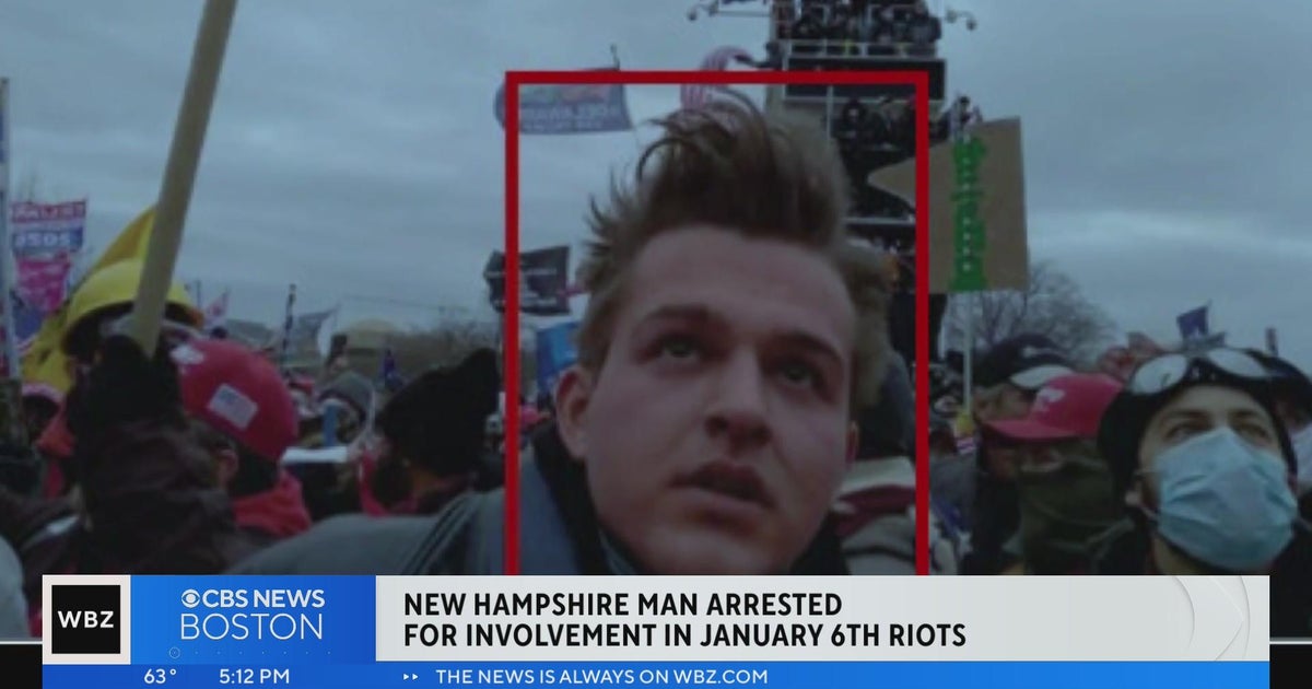 NH man arrested for involvement in Jan. 6 Capitol riots - CBS Boston
