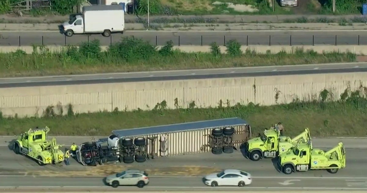 Lane closures after rollover crash involving semi on I-94 at 47th ...