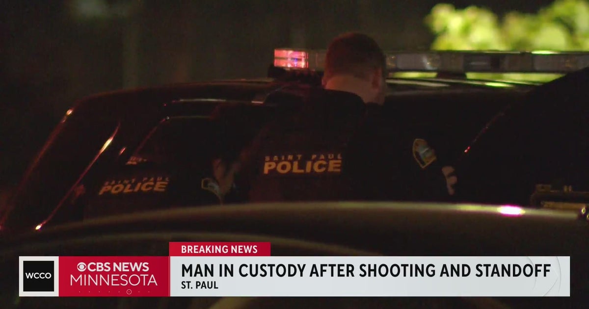 Man in custody after triple shooting, standoff in St. Paul - CBS Minnesota