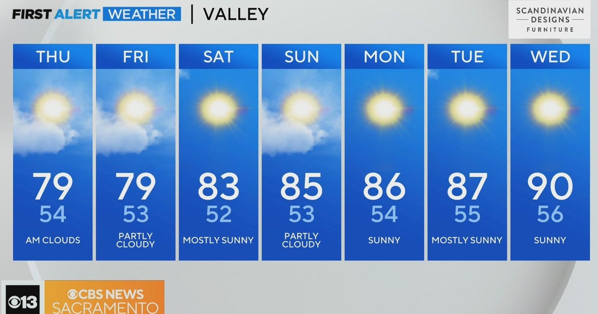 Thursday morning weather forecast - June 22, 2023