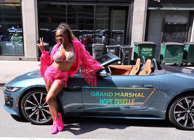 Grand Marshal Hope Giselle attends the 2023 New York City Pride March on June 25, 2023 in New York City. 