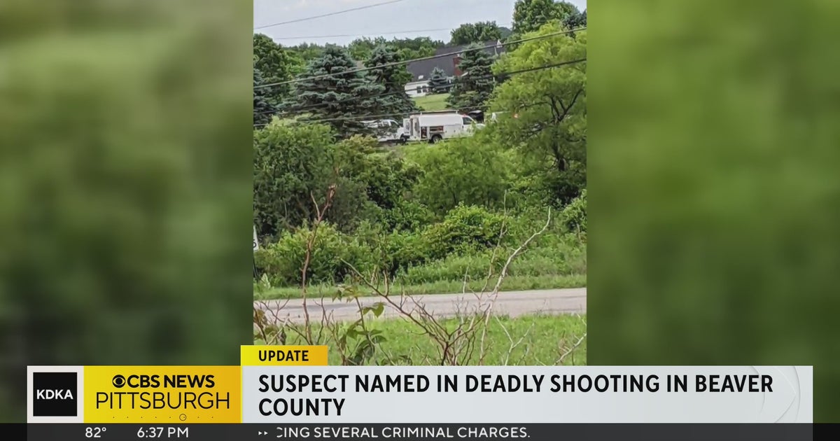 Suspect named in deadly shooting in Beaver County CBS Pittsburgh