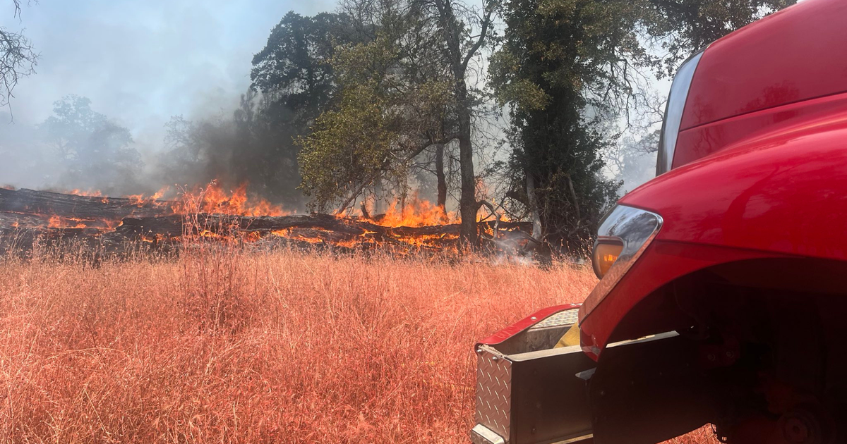 59-acre Peoria Fire nearly fully contained in Yuba County