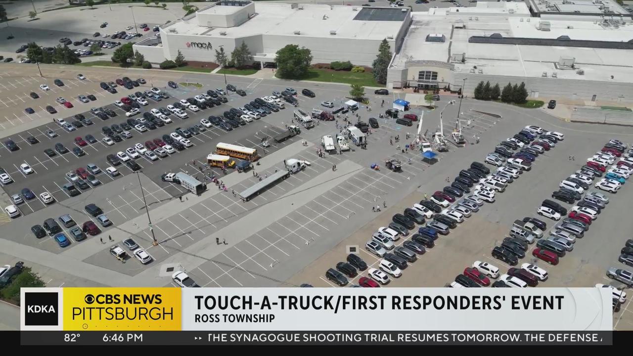 Touch-a-Truck first responders event held at Ross Park Mall - CBS