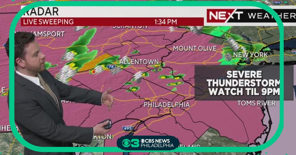 Philadelphia Weather: Tracking Severe Weather, Possible Flooding - CBS ...