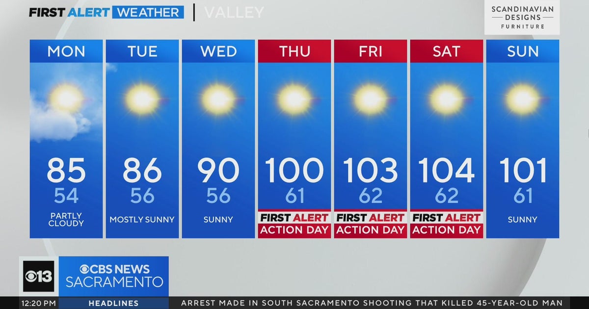 Monday afternoon weather forecast - June 26, 2023