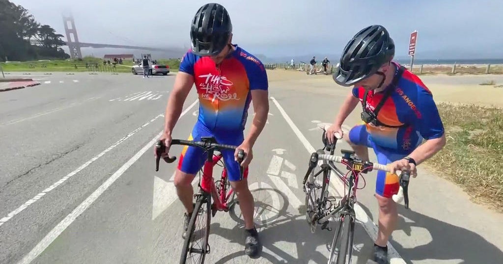 Riders on AIDS/LifeCycle bond during trip from San Francisco to LA ...